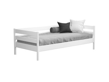 Біле односпальне ліжко Нота з матрацом 80x190